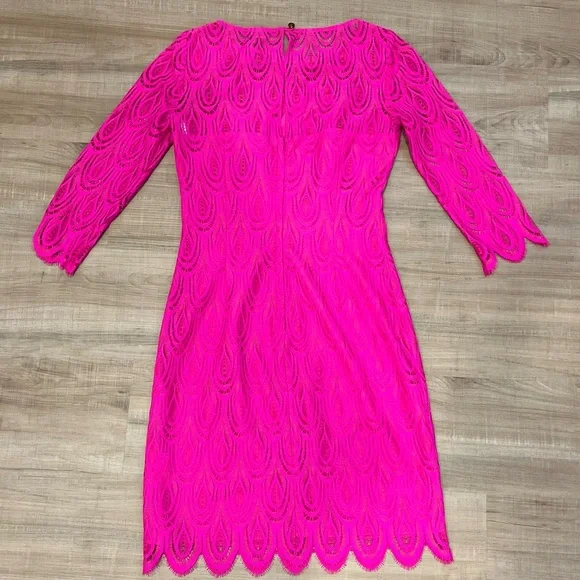 Lilly Pulitzer Hera Feather Lace Sheath Dress - Picture 3 of 5